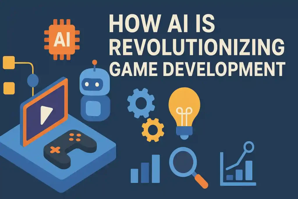 “How AI Is Reshaping Game Development” Reshaping, NPCs, Design and Coding, AI in graphics, Art creation.