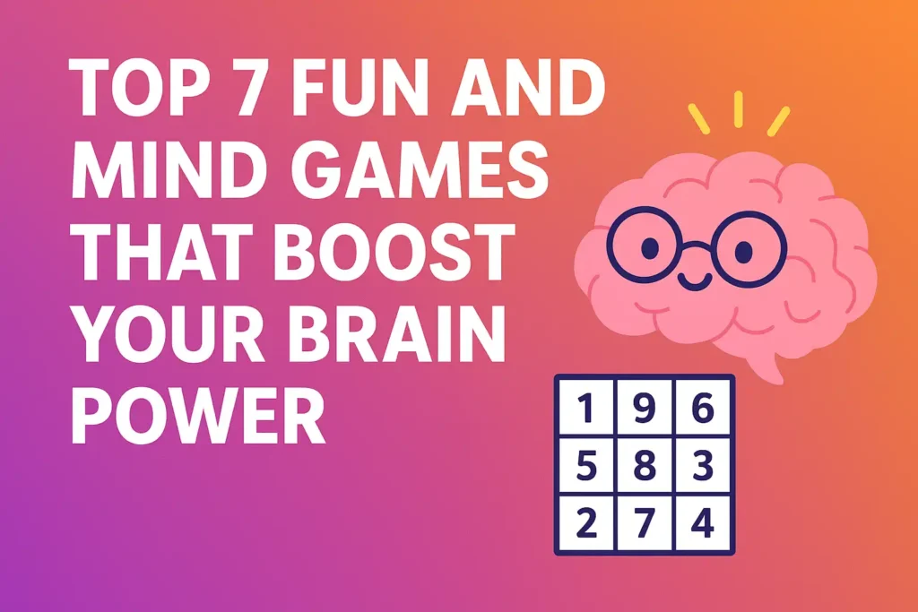 Top 7 fun and mind games that boost brain power – free online games on Aklic