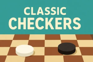 Classic Checkers online strategy board game on Aklic