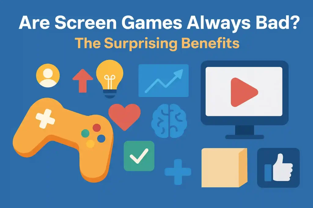 screen games, healthy habits, positive gaming, sudoku, classic chess.