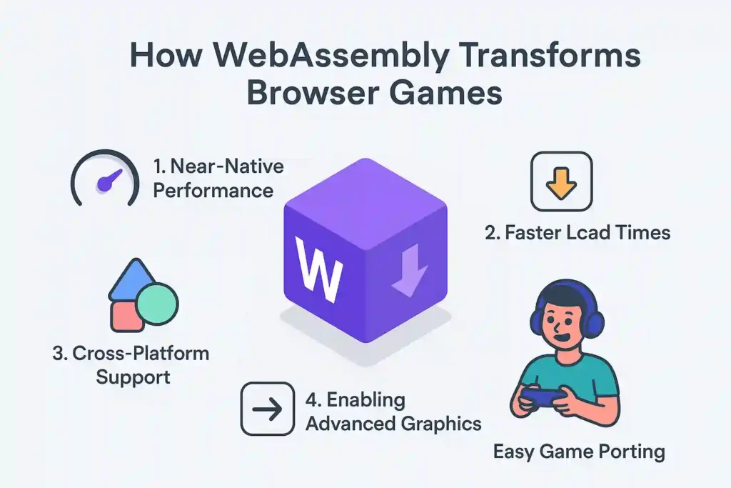 web assembly , browser games , C++ , AAA , console.